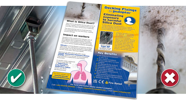 Lindapter Decking Fixings vs Silica Dust_with Flyer